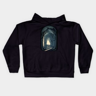 Light at the end of the tunnel Kids Hoodie